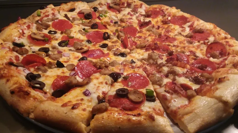 1 2 Meat 1 2 Supreme Pizza